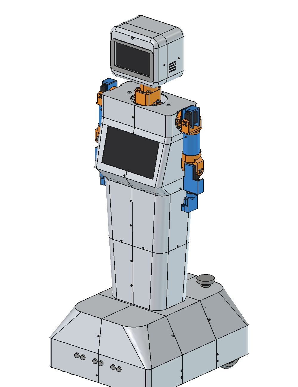 Robotun tam montajı